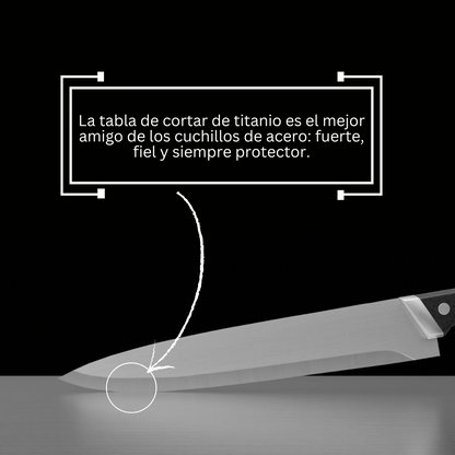 Titanio Puro™ - Tabla de Cortar de Titanio